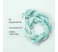 Шёлковое мулине Dinky-Dyes S-043 Aquamarine